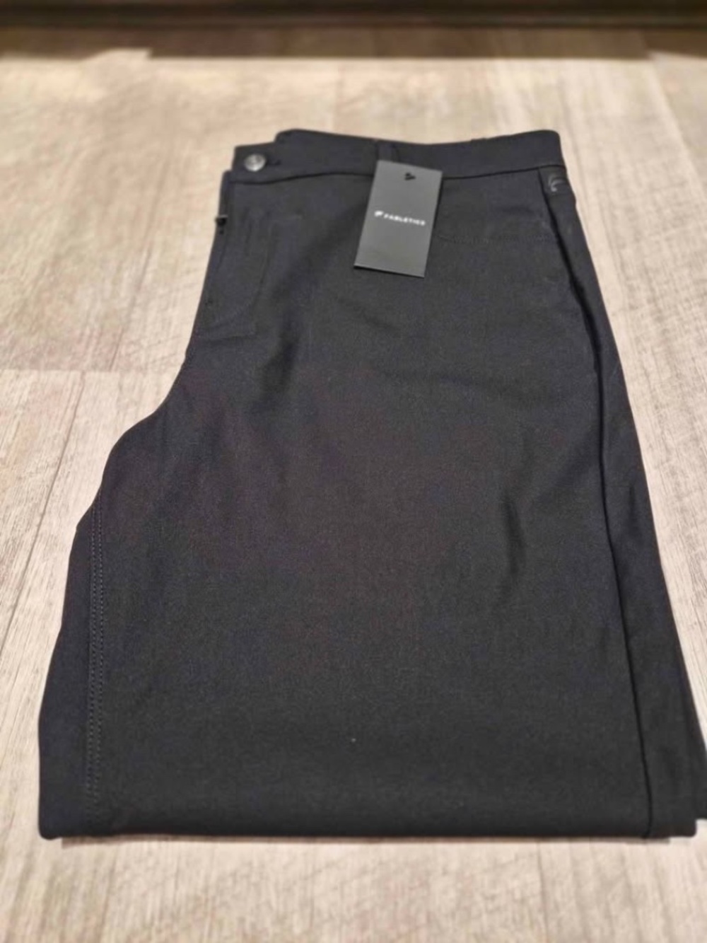 NEW Fabletics "The Don" Black Performance Dress Pants - Men's 36x30